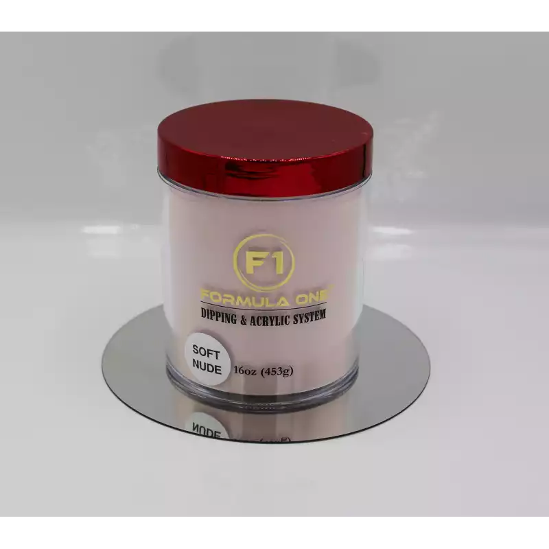 F1 Natural Acrylic Powder 16oz - Soft Nude